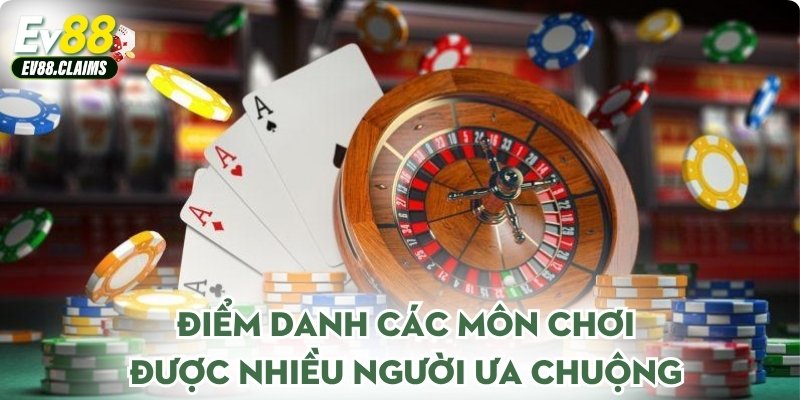 Điểm danh các môn chơi được nhiều người ưa chuộng