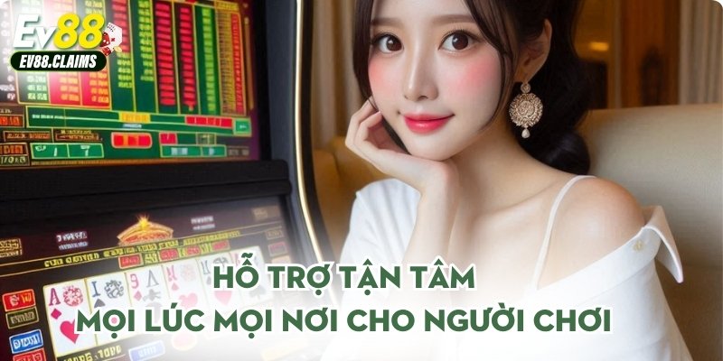 Hỗ trợ tận tâm mọi lúc mọi nơi cho người chơi