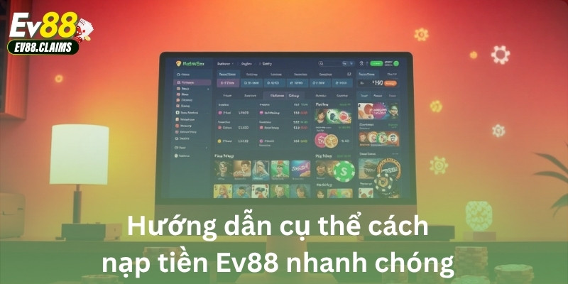 Hướng dẫn cụ thể cách nạp tiền Ev88 nhanh chóng