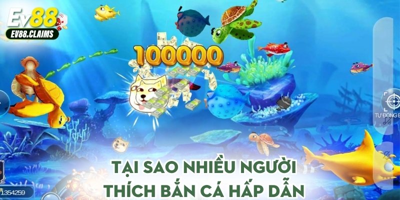Tại sao nhiều người thích bắn cá hấp dẫn